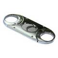 High Polished Silver 56 Ring Gauge Cigar Cutter in Gift Box